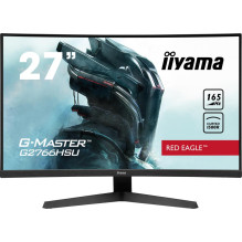 LCD Monitor, IIYAMA, G2766HSU-B1, 27&quot;, Gaming / Curved, Panel VA, 1920x1080, 16:9, 165Hz, Matte, 1 ms, Speakers, G2