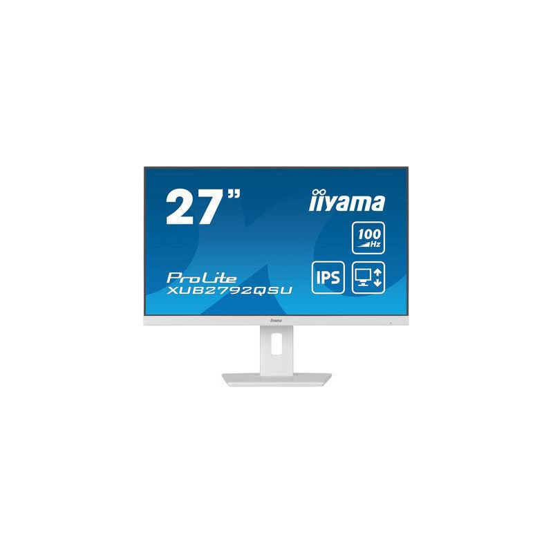 LCD Monitor, IIYAMA, 27&quot;, Business, Panel IPS, 2560x1440, 16:9, 100Hz, Matte, 0.4 ms, Speakers, Swivel, Pivot, Heig