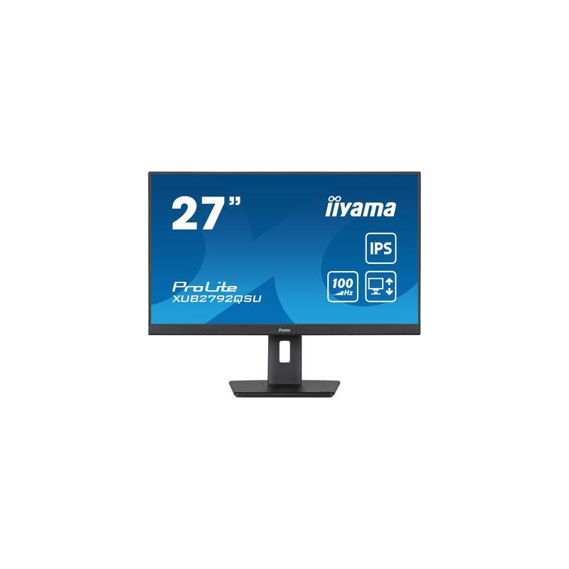 LCD Monitor, IIYAMA, 27&quot;, Business, Panel IPS, 2560x1440, 16:9, 100Hz, Matte, 0.4 ms, Speakers, Swivel, Pivot, Heig