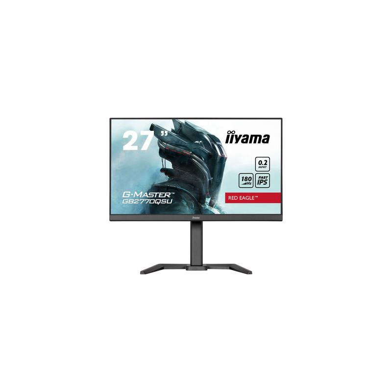 LCD Monitor, IIYAMA, 27&quot;, Gaming, Panel IPS, 2560x1440, 16:9, 180Hz, Matte, 0.2 ms, Speakers, Swivel, Pivot, Height