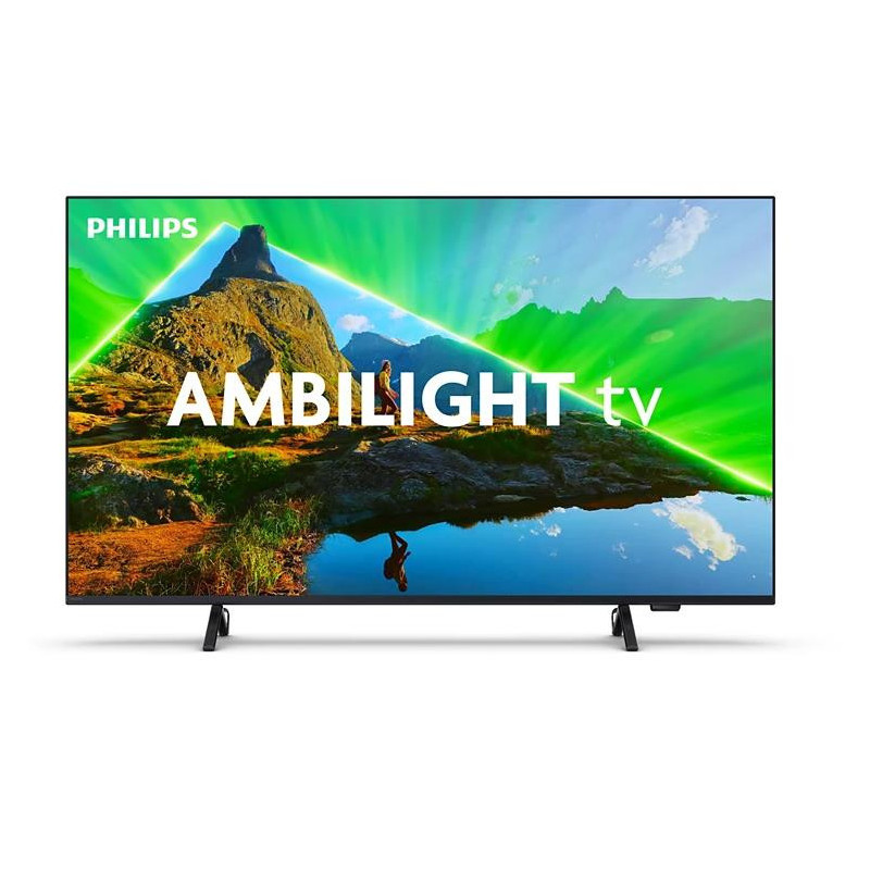 Televizorius, PHILIPS, 43&quot;, 4K / Smart, 3840x2160, belaidis LAN, Bluetooth, Titan OS, juodas, 43PUS8319 / 12