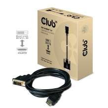 KABELAS DVI-D Į HDMI 2M / M / M CAC-1210 CLUB3D