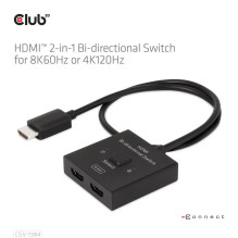 VIDEO JUNGIKLIS HDMI 2 PORT / CSV-1384 CLUB3D