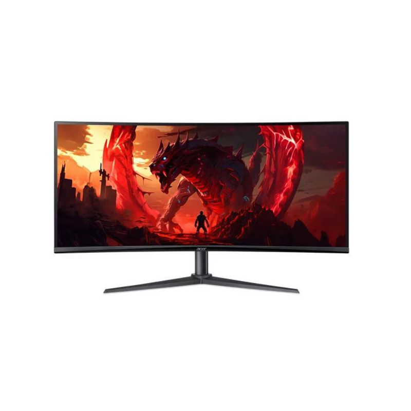 LCD Monitor, ACER, UM.CX0EE.H01, 34&quot;, Gaming / Curved / 21 : 9, Panel VA, 3440x1440, 21:9, 100Hz, Matte, 1 ms, Heig