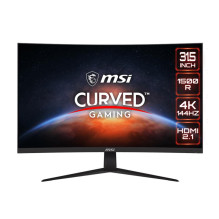 LCD Monitor, MSI, G321CU, 31.5&quot;, 4K / Curved, Panel VA, 3840x2160, 16:9, 144Hz, Matte, 4 ms, Tilt, G321CU