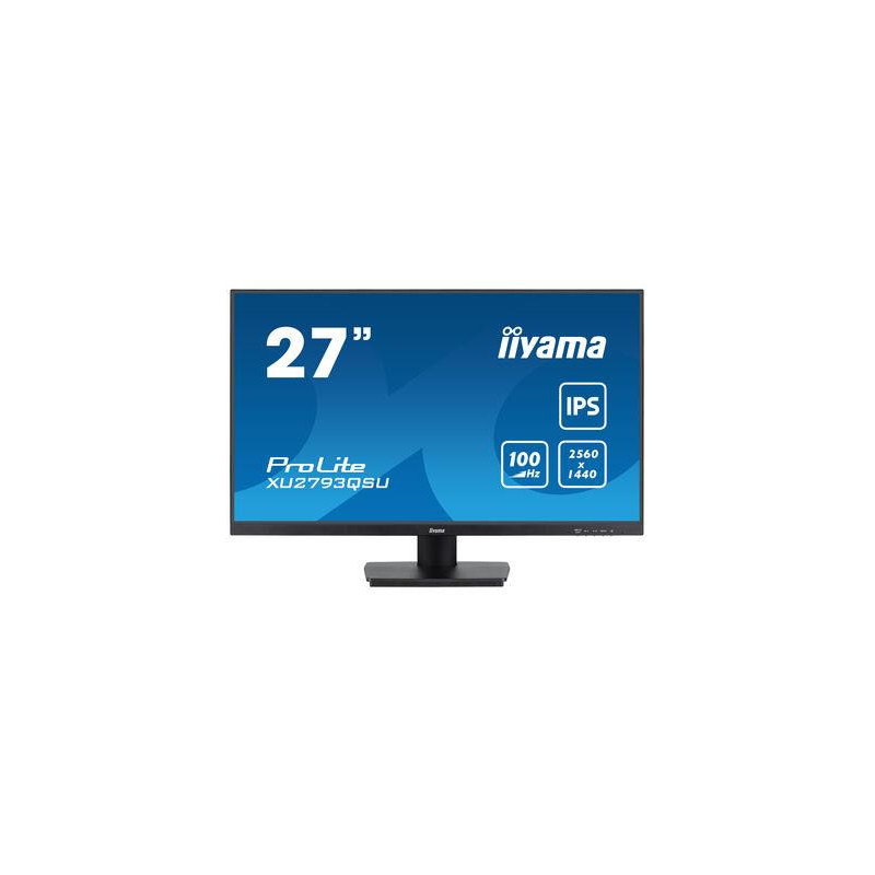 LCD Monitor, IIYAMA, 27&quot;, Business, Panel IPS, 2560x1440, 16:9, 100Hz, Matte, 1 ms, Speakers, Tilt, Colour Black, X