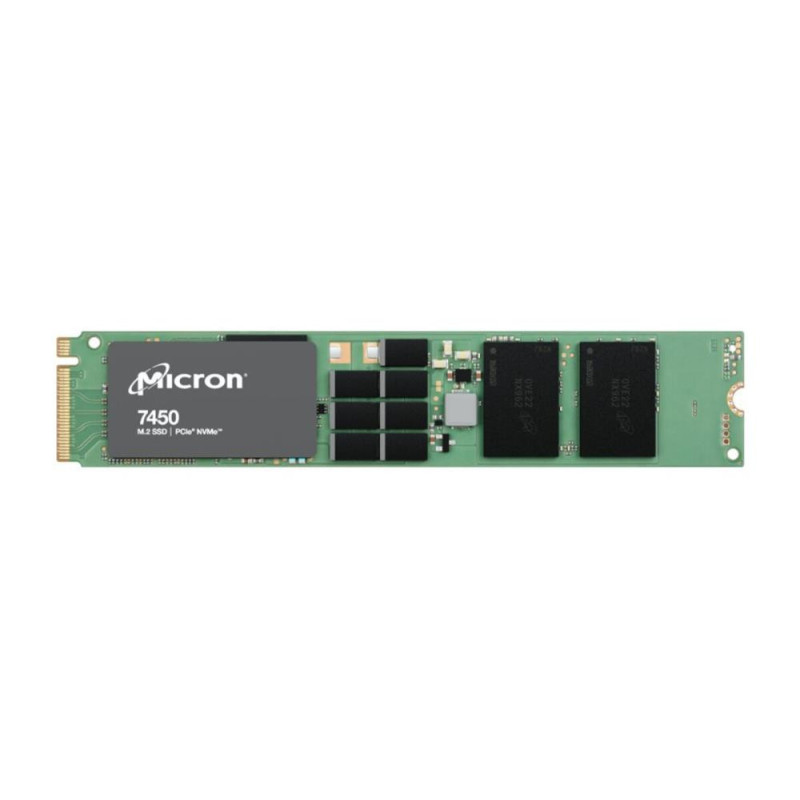 SSD, MICRON, 7450 PRO, 1.92TB, M.2, NVMe, 3D NAND, Write speed 2400 MBytes / sec, Read speed 5000 MBytes / sec, TBW 3650