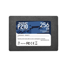 SSD, PATRIOT, P210, 256GB, SATA 3.0, Write speed 400 MBytes / sec, Read speed 500 MBytes / sec, 2,5&quot;, TBW 120 TB, P