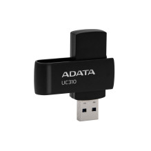 MEMORY DRIVE FLASH USB3.2 64GB / BLACK UC310-64G-RBK ADATA