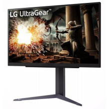 LCD Monitor, LG, 27GS75Q-B, 27&quot;, Gaming, Panel IPS, 2560x1440, 16:9, 180Hz, Matte, 1 ms, Pivot, Height adjustable, 