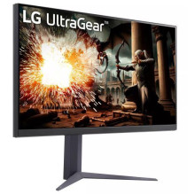 LCD Monitor, LG, 32GS75Q-B, 32&quot;, Gaming, Panel IPS, 2560x1440, 16:9, 180Hz, 1 ms, Swivel, Pivot, Height adjustable,