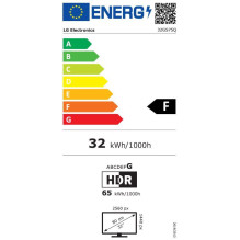 LCD monitorius, LG, 32GS75Q-B, 32&quot;, žaidimai, skydelis IPS, 2560x1440, 16:9, 180Hz, 1 ms, pasukamas, pasukamas, reg