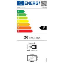 LCD Monitor, LG, 27&quot;, Panel IPS, 2560x1440, 16:9, 180Hz, 1 ms, Pivot, Height adjustable, Tilt, Colour Black, 27GS85