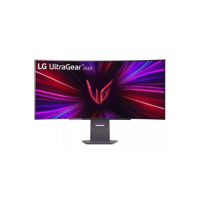 Monitor, LG, 45GS95QE-B, 45&quot;, Gaming / Curved / 21 : 9, Panel OLED, 3440x1440, 21:9, 240Hz, 0.03 ms, Swivel, Height