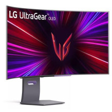 Monitor, LG, 45GS95QE-B, 45&quot;, Gaming / Curved / 21 : 9, Panel OLED, 3440x1440, 21:9, 240Hz, 0.03 ms, Swivel, Height