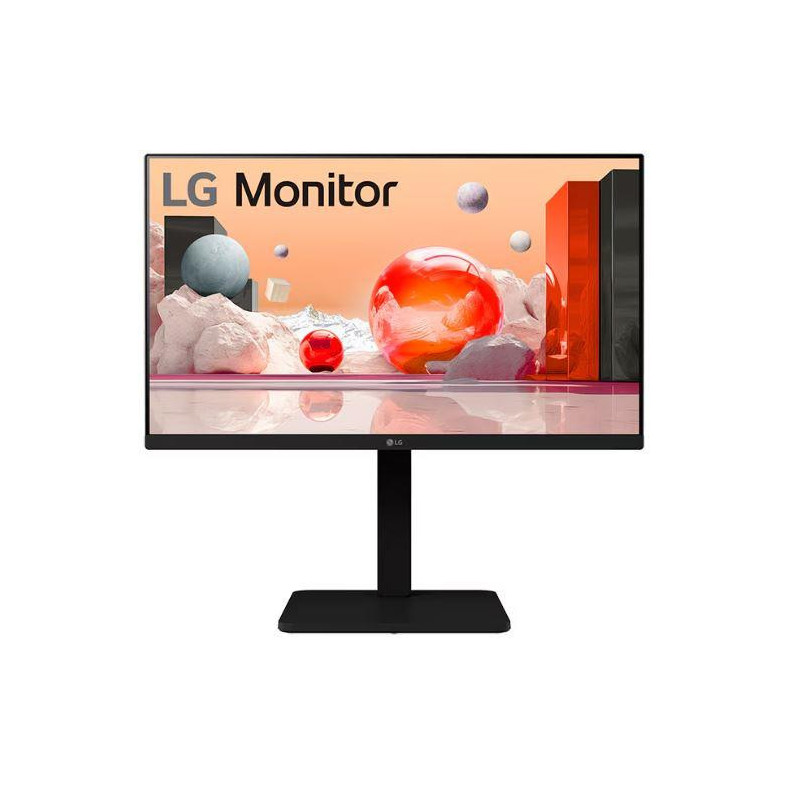 LCD Monitor, LG, 24BA550-B, 24&quot;, Panel IPS, 1920x1080, 16:9, 100 Hz, Matte, 5 ms, Speakers, Swivel, Pivot, Height a