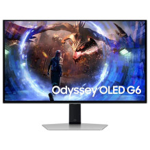 Monitor, SAMSUNG, 27&quot;, Gaming, Panel OLED, 2560x1440, 16:9, 0.03 ms, Swivel, Pivot, Height adjustable, Tilt, Colour