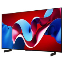 Televizorius, LG, 42&quot;, OLED / 4K / Smart, 3840x2160, belaidis LAN, Bluetooth, webOS, juodas, OLED42C41LA