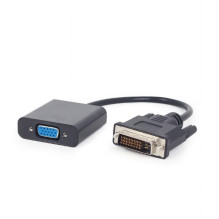 I / O ADAPTER DVI TO VGA / BLACK A-DVID-VGAF-01 GEMBIRD