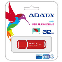 MEMORY DRIVE FLASH USB3.1 32GB / RED AUV150-32G-RRD ADATA