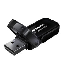 MEMORY DRIVE FLASH USB2 64GB / BLACK AUV240-64G-RBK ADATA