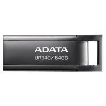 MEMORY DRIVE FLASH USB3.2 64GB / BLACK AROY-UR340-64GBK ADATA