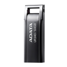 MEMORY DRIVE FLASH USB3.2 64GB / BLACK AROY-UR340-64GBK ADATA