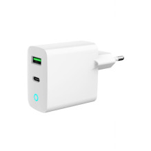 CHARGER USB 20W 2PORT / TA-UC-PDQC20L-W-01 GEMBIRD