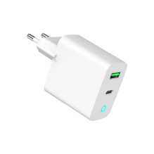 CHARGER USB 20W 2PORT / TA-UC-PDQC20L-W-01 GEMBIRD