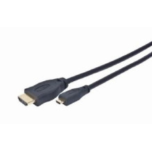 CABLE HDMI-MICRO HDMI 1.8M / V.2.0 BLK CC-HDMID-6 GEMBIRD