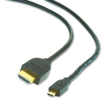 CABLE HDMI-MICRO HDMI 1.8M / V.2.0 BLK CC-HDMID-6 GEMBIRD