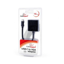 I / O ADAPTERIS USB-C Į VGA / BLIST / AB-CM-VGAF-01 GEMBIRD