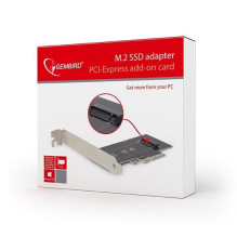 PC ACC M.2 SSD ADAPTER PCI-E / ADD-ON CARD PEX-M2-01 GEMBIRD