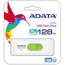 MEMORY DRIVE FLASH USB3 128GB / WHITE AUV320-128G-RWHGN ADATA