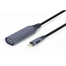 I / O ADAPTER USB-C TO VGA / GREY A-USB3C-VGA-01 GEMBIRD