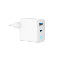 CHARGER USB 30W 2PORT / TA-UC-PDQC30L-W-01 GEMBIRD