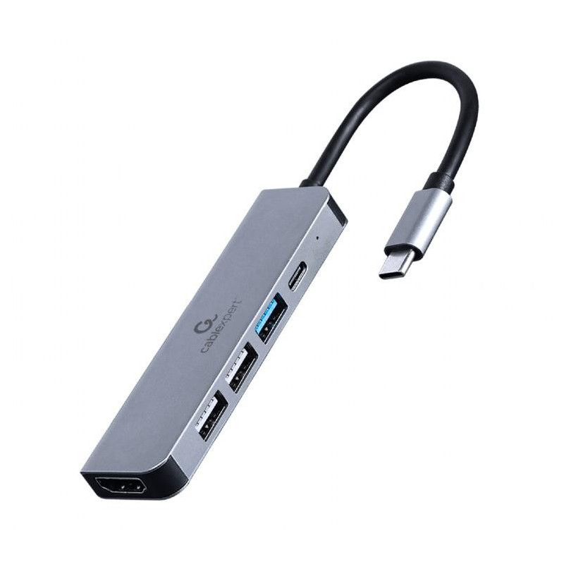 I / O ADAPTER USB-C TO HDMI / USB3 / 5IN1 A-CM-COMBO5-03 GEMBIRD