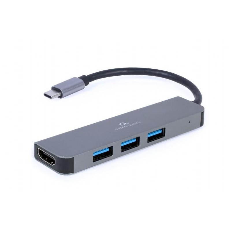 I / O ADAPTER USB-C TO HDMI / USB3 / 2IN1 A-CM-COMBO2-01 GEMBIRD