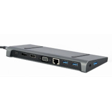 I / O ADAPTER USB-C TO HDMI / USB3 / 9IN1 A-CM-COMBO9-02 GEMBIRD