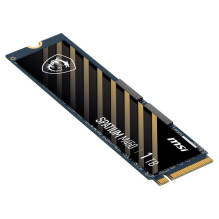 SSD, MSI, SPATIUM M450, 1TB, M.2, PCIe Gen4, NVMe, 3D NAND, Rašymo greitis 3000 MB/s, Skaitymo greitis 3600 MB/s, 2,15 m