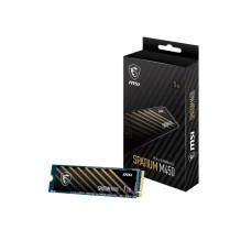 SSD, MSI, SPATIUM M450, 1TB, M.2, PCIe Gen4, NVMe, 3D NAND, Rašymo greitis 3000 MB/s, Skaitymo greitis 3600 MB/s, 2,15 m