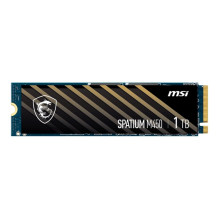 SSD, MSI, SPATIUM M450, 1TB, M.2, PCIe Gen4, NVMe, 3D NAND, Rašymo greitis 3000 MB/s, Skaitymo greitis 3600 MB/s, 2,15 m