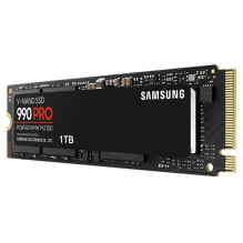 SSD, SAMSUNG, 990 PRO, 1TB, M.2, PCIE, NVMe, MLC, Rašymo greitis 6900 MB/s, Skaitymo greitis 7450 MB/s, 2,3 mm, TBW 600 