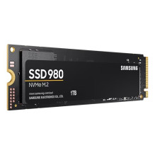 SSD, SAMSUNG, 980, 1TB, M.2, PCIE, NVMe, MLC, rašymo greitis 3000 MB / s, skaitymo greitis 3500 MB / s, 2,38 mm, TBW 600