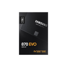 SSD, SAMSUNG, 870 EVO, 1TB, SATA, SATA 3.0, MLC, Rašymo greitis 530 MB/s, Skaitymo greitis 560 MB/s, 2,5&quot;, TBW 600 