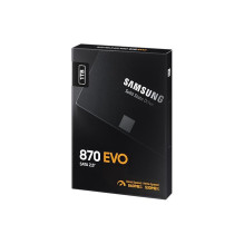 SSD, SAMSUNG, 870 EVO, 1TB, SATA, SATA 3.0, MLC, Rašymo greitis 530 MB/s, Skaitymo greitis 560 MB/s, 2,5&quot;, TBW 600 