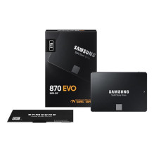 SSD, SAMSUNG, 870 EVO, 1TB, SATA, SATA 3.0, MLC, Rašymo greitis 530 MB/s, Skaitymo greitis 560 MB/s, 2,5&quot;, TBW 600 