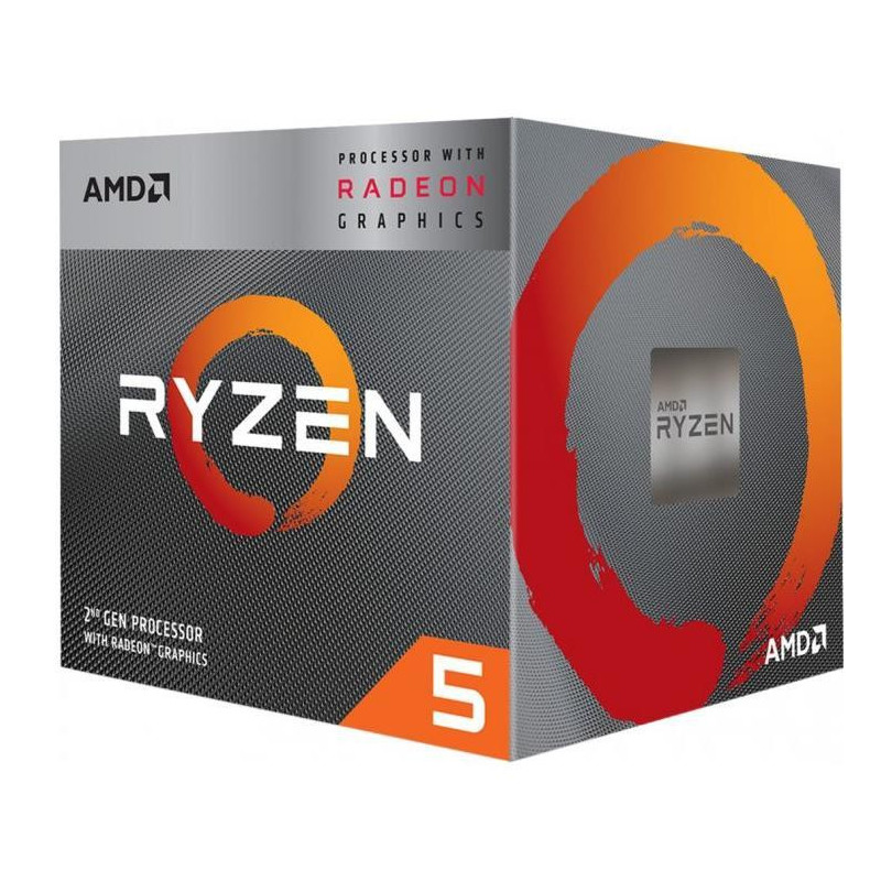 CPU, AMD, Desktop, Ryzen 5, 4600G, Renoir, 3700 MHz, Cores 6, 8MB, Socket SAM4, 65 Watts, BOX, 100-100000147BOX