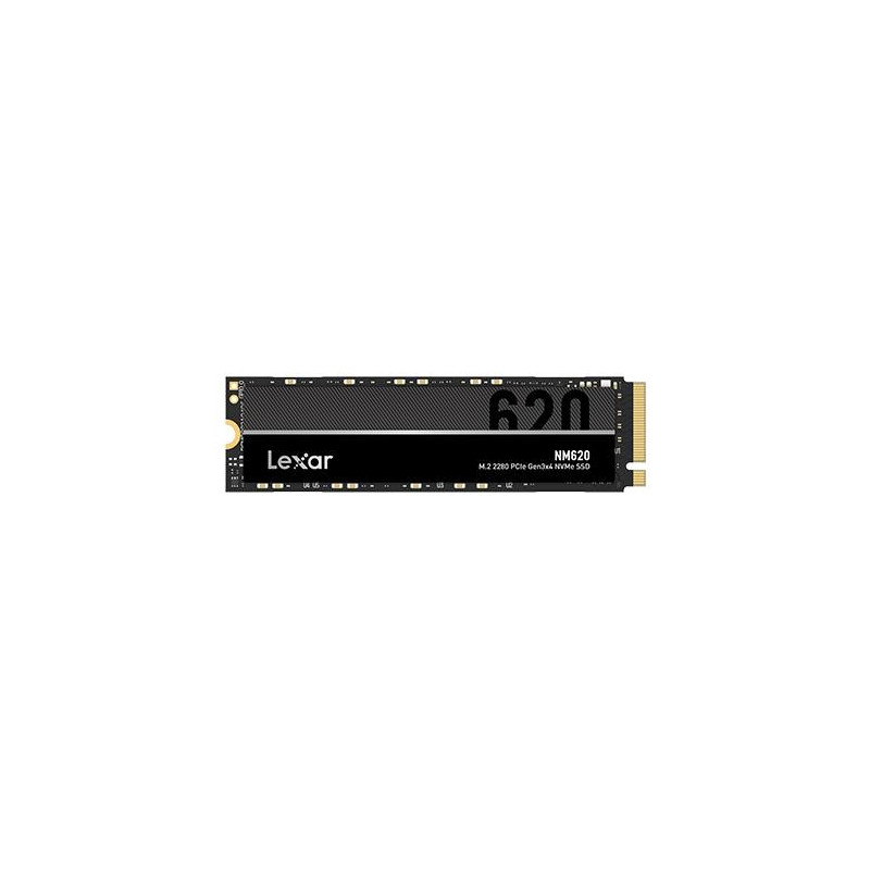 SSD, LEXAR, NM620, 2TB, M.2, PCIE, NVMe, 3D TLC, Write speed 3000 MBytes / sec, Read speed 3300 MBytes / sec, MTBF 15000