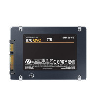 SSD, SAMSUNG, 870 QVO, 2TB, SATA 3.0, Rašymo greitis 530 MB/s, Skaitymo greitis 560 MB/s, TBW 720 TB, MTBF 1500000 valan